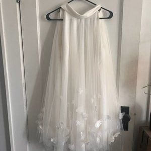 Amsale LW200 - Petal Trapeze Dress